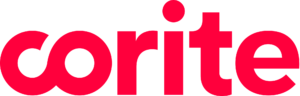 Logo of Corite made in red color