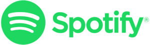 Logo of Spotify made in green color