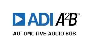 ADI logo made in blue and black color